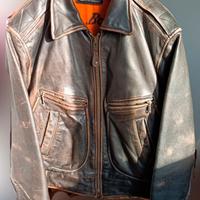 Giubbotto vintage di pelle aviatore Bomb Boogie