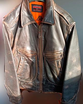 Giubbotto vintage di pelle aviatore Bomb Boogie