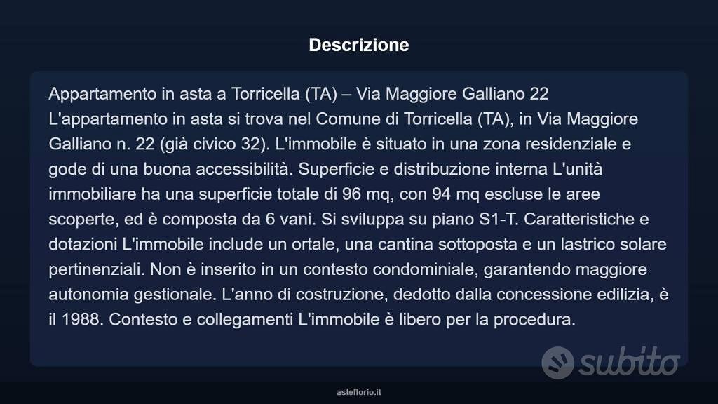 Appartamento – Torricella, Taranto - Vista 4
