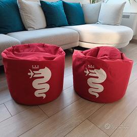 COPPIA Pouf Ufficiali ALFA ROMEO