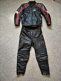 Completo in pelle :giacca +pantaloni