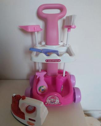 Gioco carrello pulizia