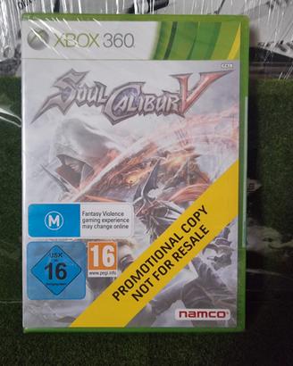 Soul Calibur V xbox 360 nuovo promotional copy 