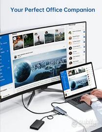 Hub USB C 5 IN 1 con 4K 60Hz HDMI, 100W PD 
