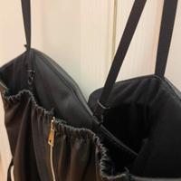 tubino nero in similpelle xs