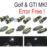 KIT 13 LAMPADE LED INTERNE PER VOLKSWAGEN VW GTI G