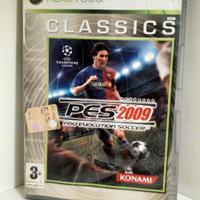 Videogioco Microsoft "PES 2009",XBOX 360, PAL ITA.