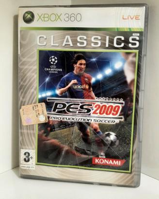 Videogioco Microsoft "PES 2009",XBOX 360, PAL ITA.