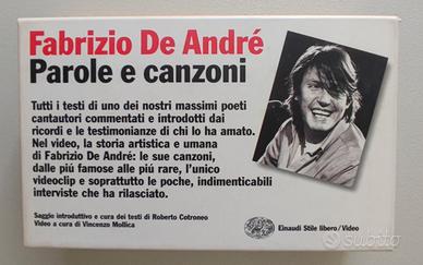 COFANETTO FABRIZIO DE ANDRE' - PAROLE E CANZONI