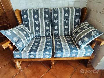 Divano in legno 2 posti