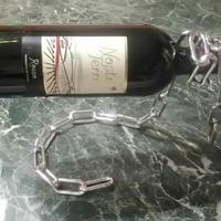 Catena rigida reggi bottiglia vino da arredo