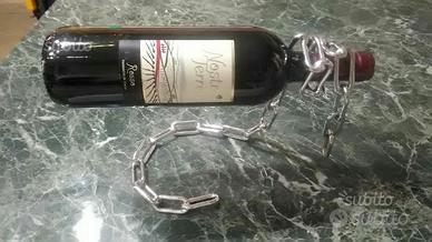 Catena rigida reggi bottiglia vino da arredo