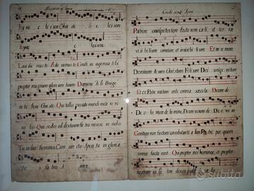 foglio di antifonario