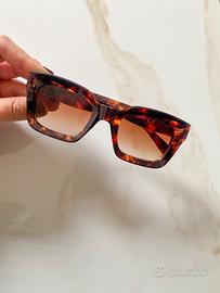 Occhiali da sole unisex, quadrati. Maculati. Nuovo