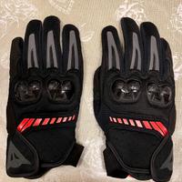 Guanti Dainese Mig 3 air tex black red gloves