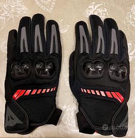 Guanti Dainese Mig 3 air tex black red gloves
