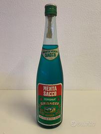 Menta Sacco Peppermint, liquore vintage collezione