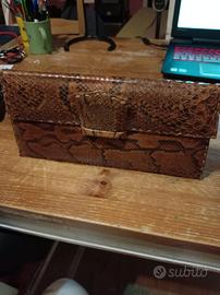 Pochette Pelle Pitone Vintage 