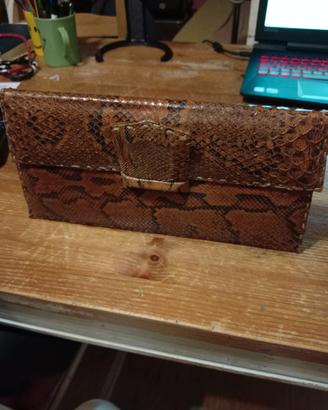 Pochette Pelle Pitone Vintage 