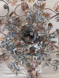 Lampadario Toscano con applique abbinata