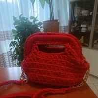 borsa uncinetto fettuccia