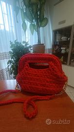 borsa uncinetto fettuccia