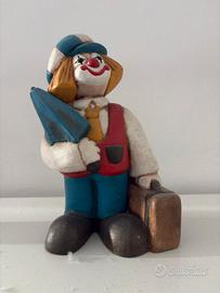 THUN PAGLIACCIO CLOWN OMBRELLO VALIGIA 