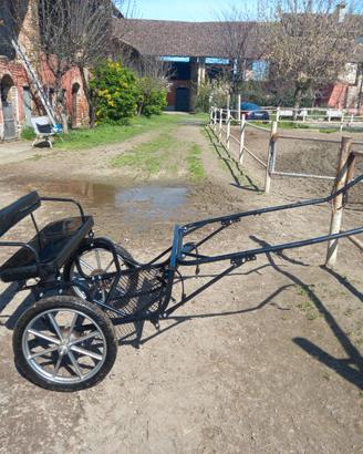 Calesse per doppio pony , cavallo e poni