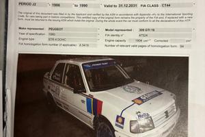 Peugeot 309 gti 16 rally