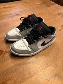 Air Jordan 1 Low Light Smoke Grey - taglia 45