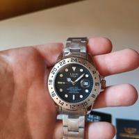 Orologio LIGE al quarzo stile ROLEX, nero!