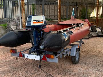 Gommone Zodiac 4 metri, motore suzuki 20 CV