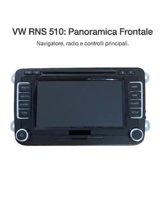 Autoradio Navigatore Originale Volkswagen RNS 510