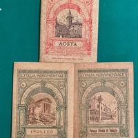 Guide turistiche località italiane anni 1920/1940