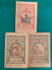 Guide turistiche località italiane anni 1920/1940