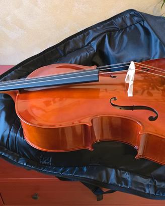VIOLONCELLO 4/4 N.1 - COMPLETO DI ARCHETTO E 