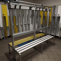 panca per spogliatoio palestra