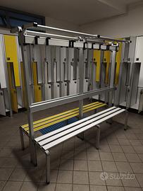 panca per spogliatoio palestra