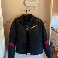 Giacca da moto da donna con imbottitura rimovibile