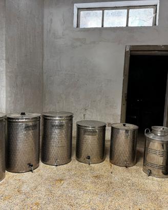 Fusti serbatoi alimentari varie misure (50-110l)