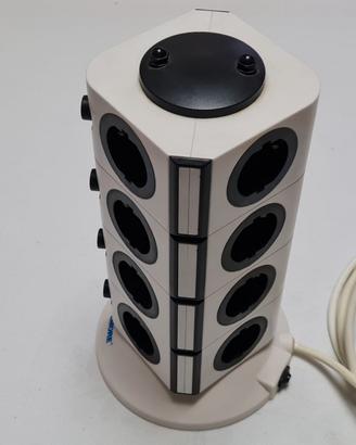 Multipresa a torre Safemore 15 prese Schuko + 2USB