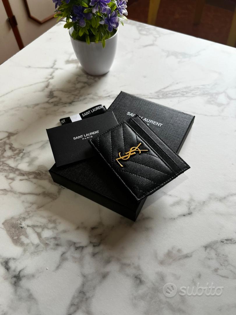 Porta carte Yves saint lauren YSL Abbigliamento e Accessori In