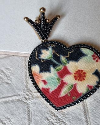 Orecchini Lebole a forma di cuore