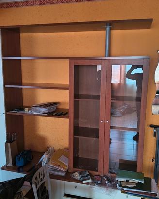 Parete attrezzata soggiorno moderna con vetrina – 