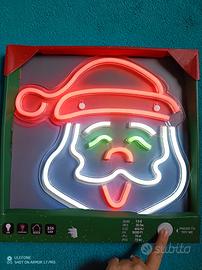 Lampada led Babbo Natale