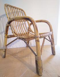 poltroncina in bambù