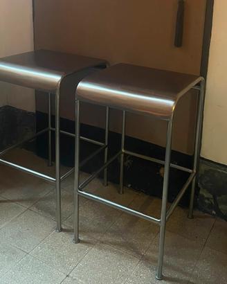 zara home SGABELLO ALTO IN ACCIAIO INOX