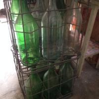 43 - Gabbie metalliche vintage, contenente n. 6 bo