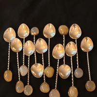 ARGENTO STERLING 925 FATTI A MANO 12 PZ