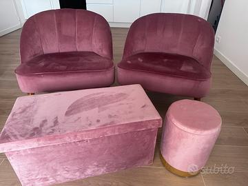 Poltrona rosa